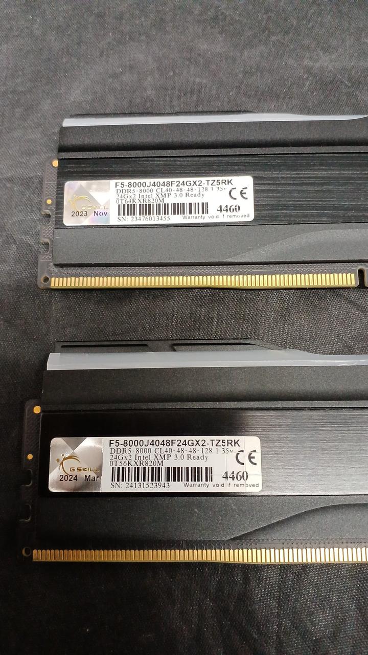 G.SKILL Memory: F5-8000J4048F24GX2