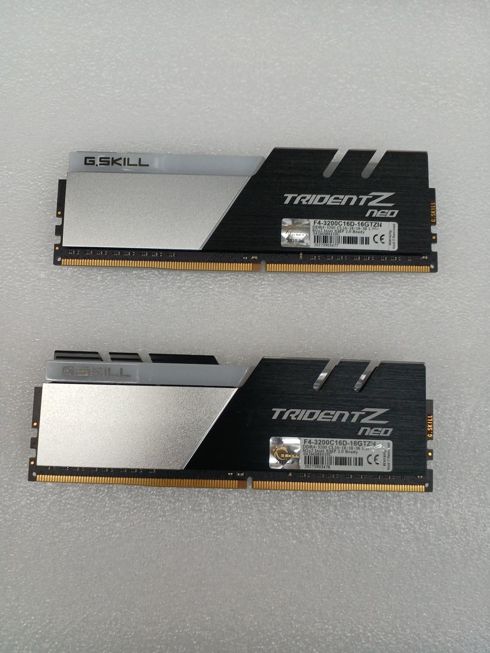 G.SKILL [8GBx2] DDR4 Memory F4-3200C16D-16GTZN