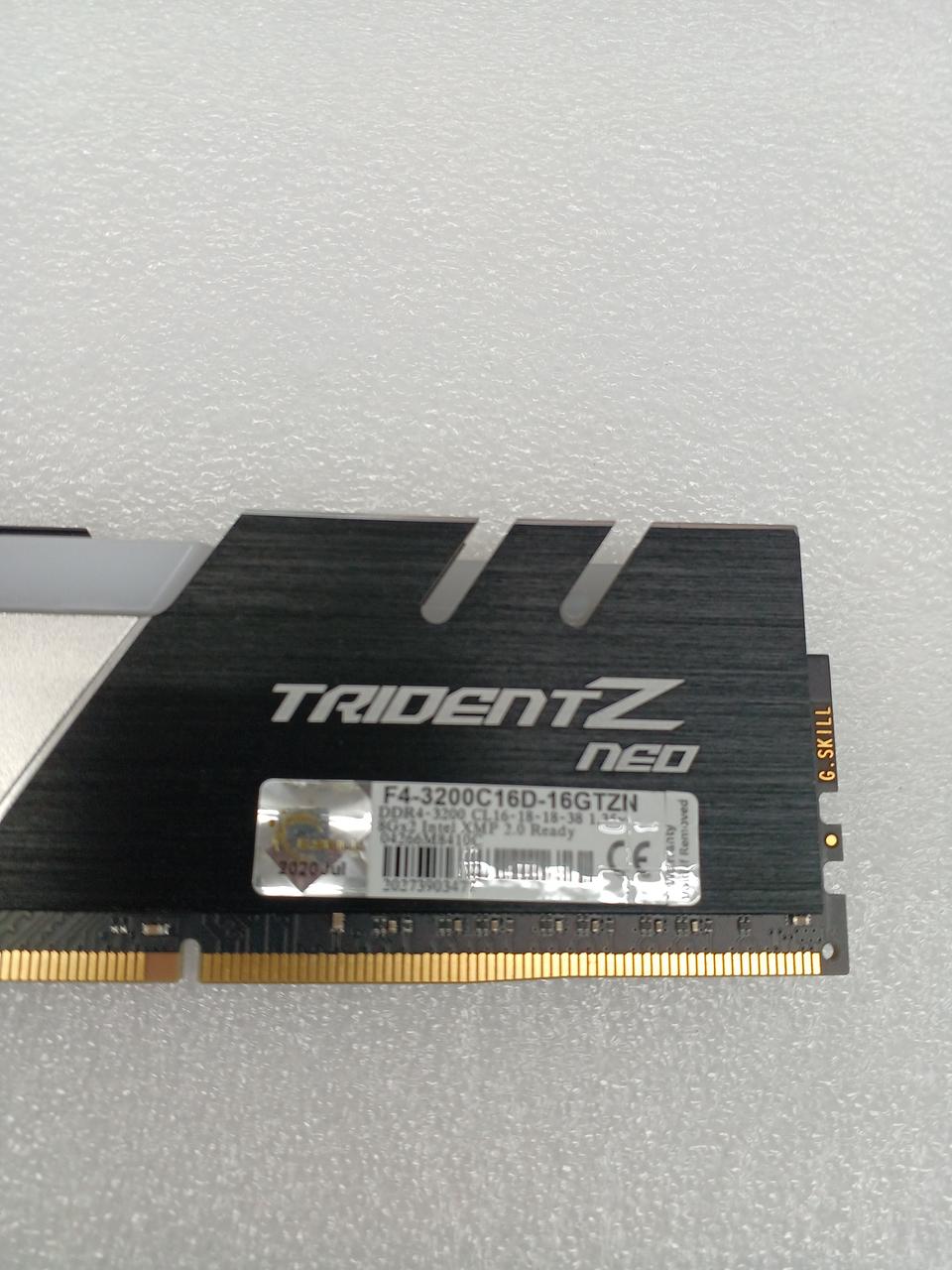 G.SKILL [8GBx2] DDR4 Memory F4-3200C16D-16GTZN