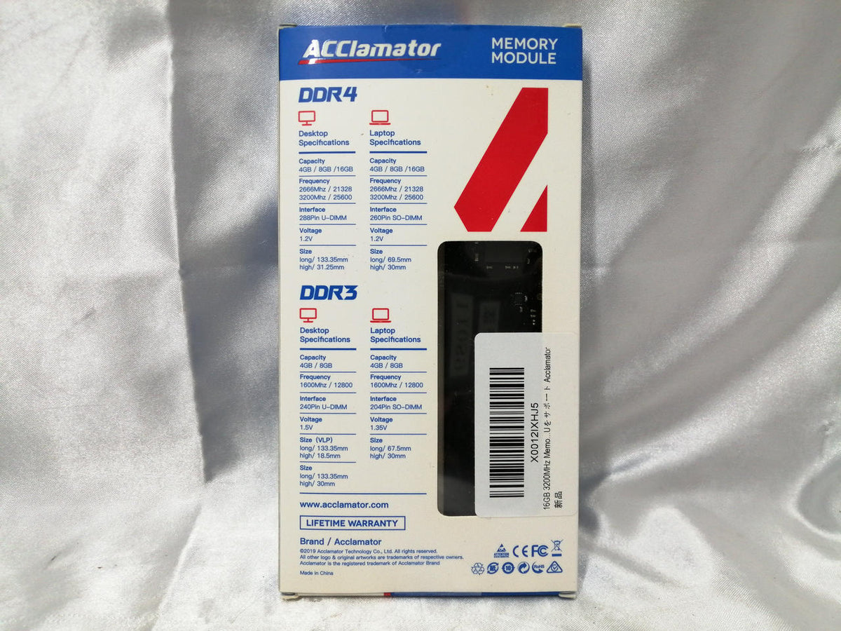 ACCLAMATOR Memory AMDU16G58H-3200