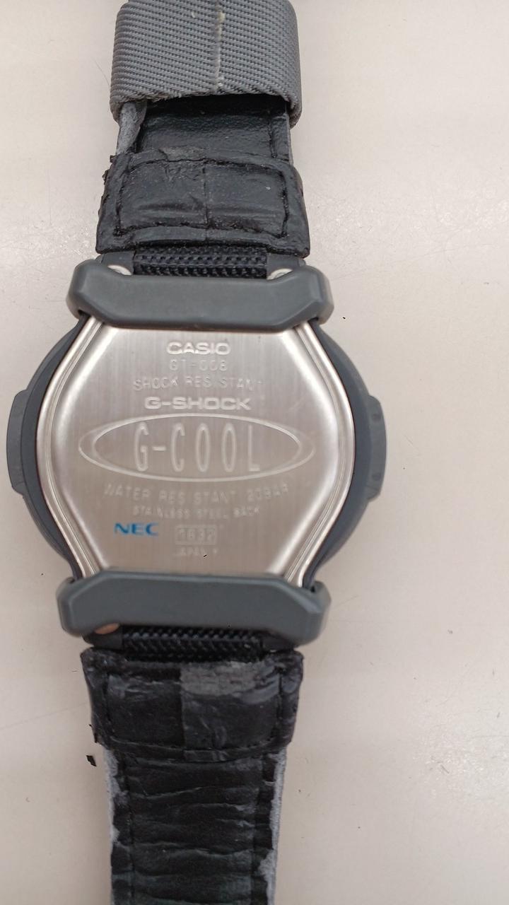 CASIO G-SHOCK GT-008 Black×Gray Deteriorated Condition C