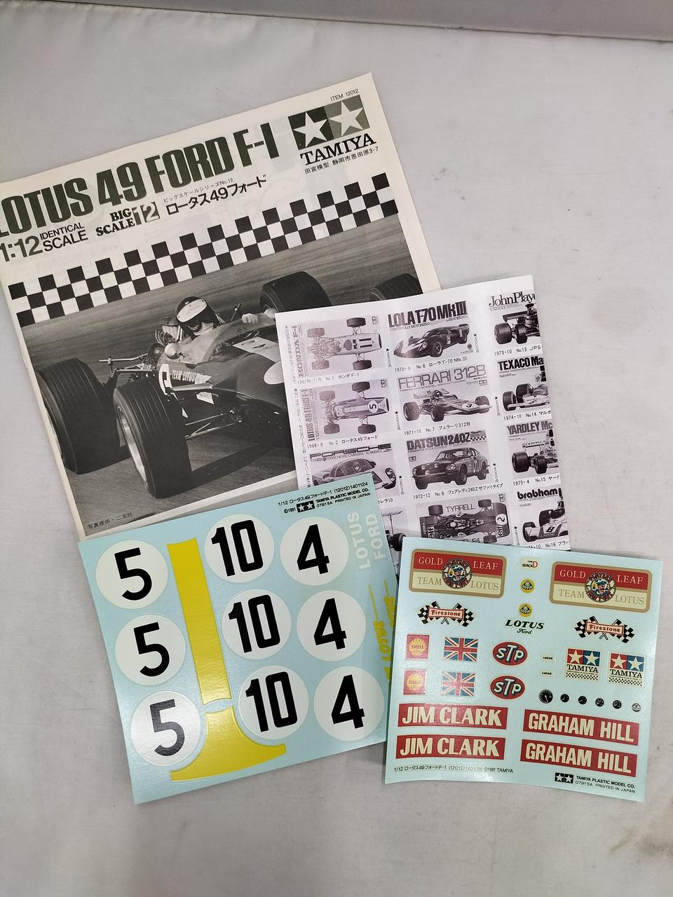 TAMIYA 1/12 Lotus 49 Ford F-1
