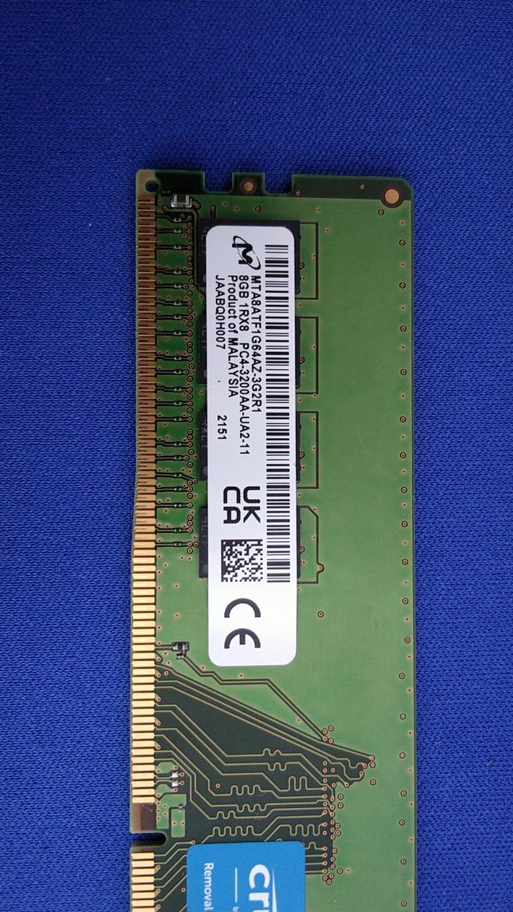 [JUNK] CRUCIAL DDR4 Memory Card CT8G4DF832A.5FR1