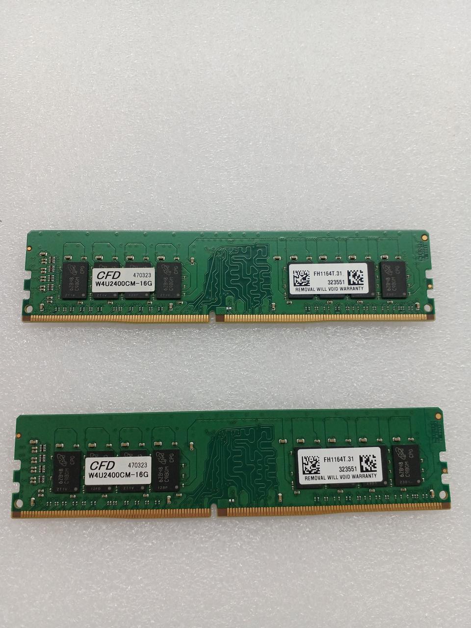 CRUCIAL [16GBx2] DDR4 memory CT16G4DFD824A. C16FBD1