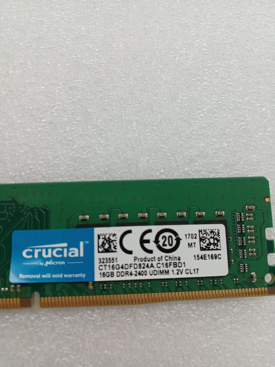 CRUCIAL [16GBx2] DDR4 memory CT16G4DFD824A. C16FBD1