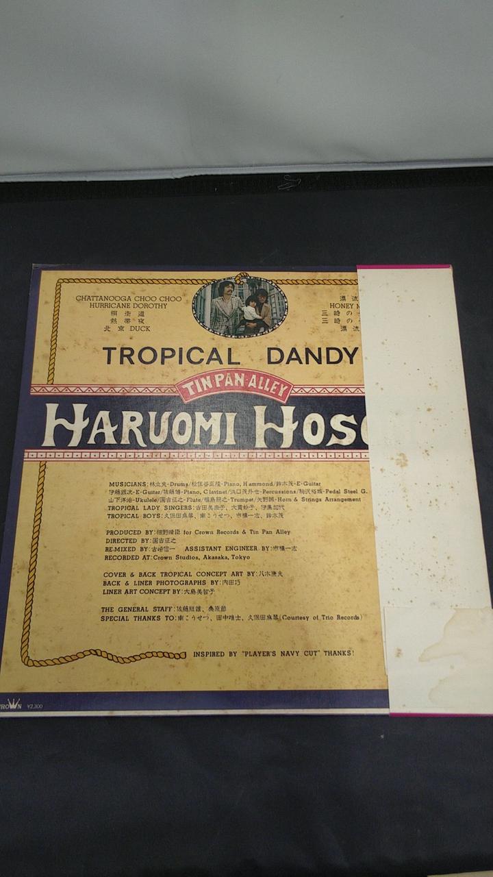 Haruomi Hosono TROPICAL DANDY GW-4012