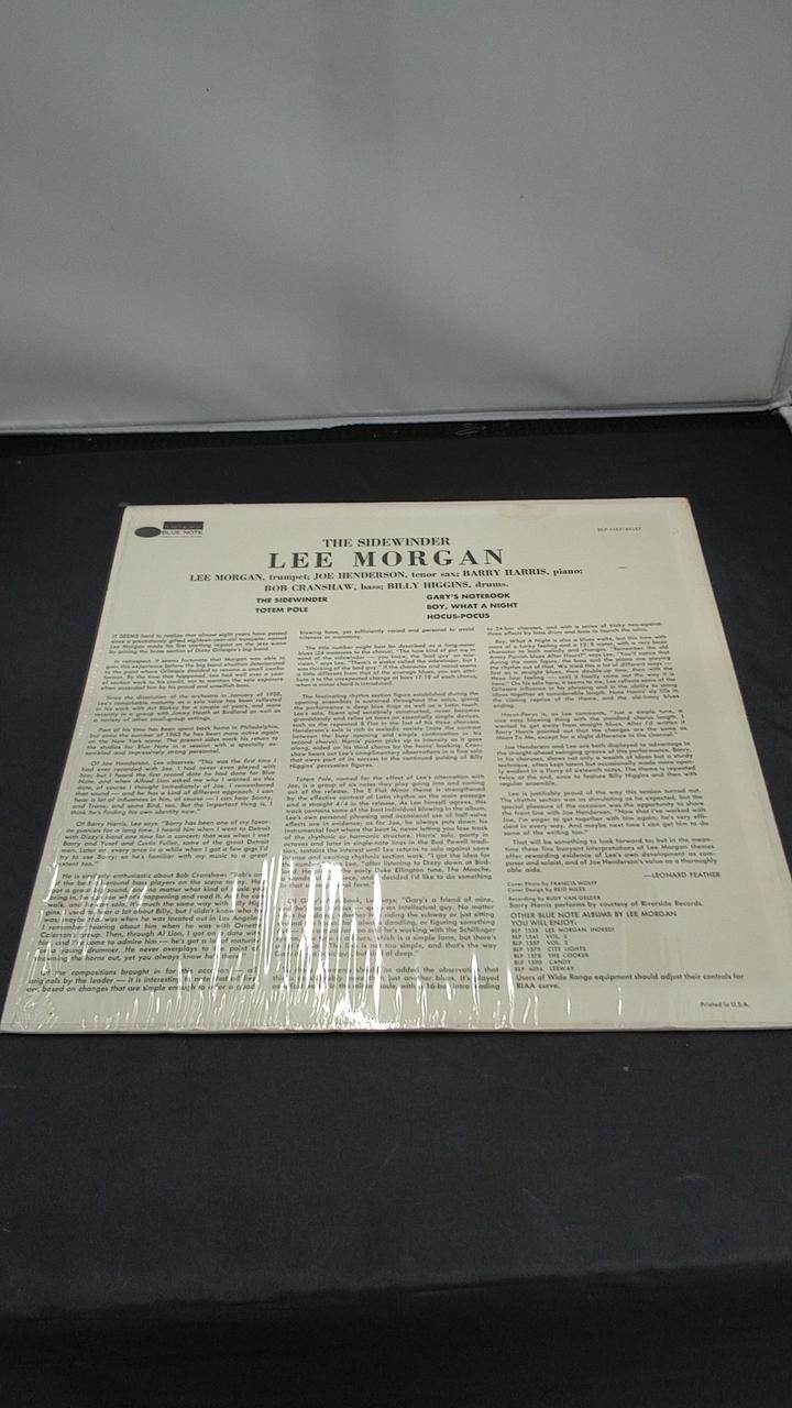 BLUE NOTE Western Music Record THE SIDEWINEDER LEE MORGAN