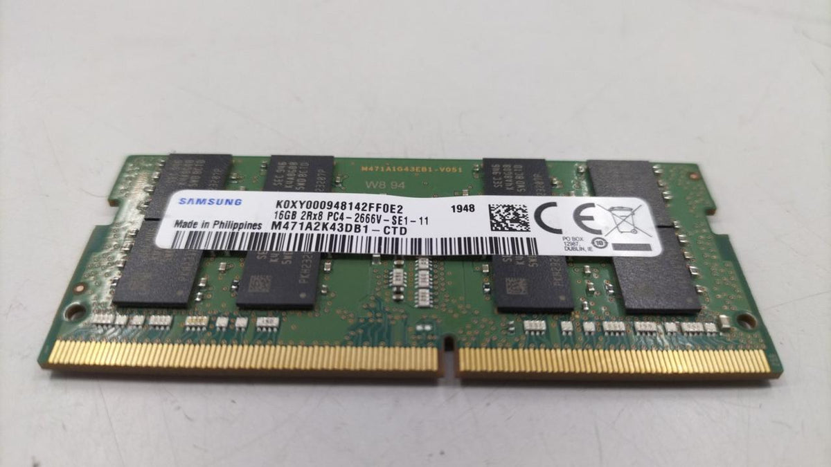 SAMSUNG DDR4 Laptop Memory 16GB M471A2K43DB1-CTD