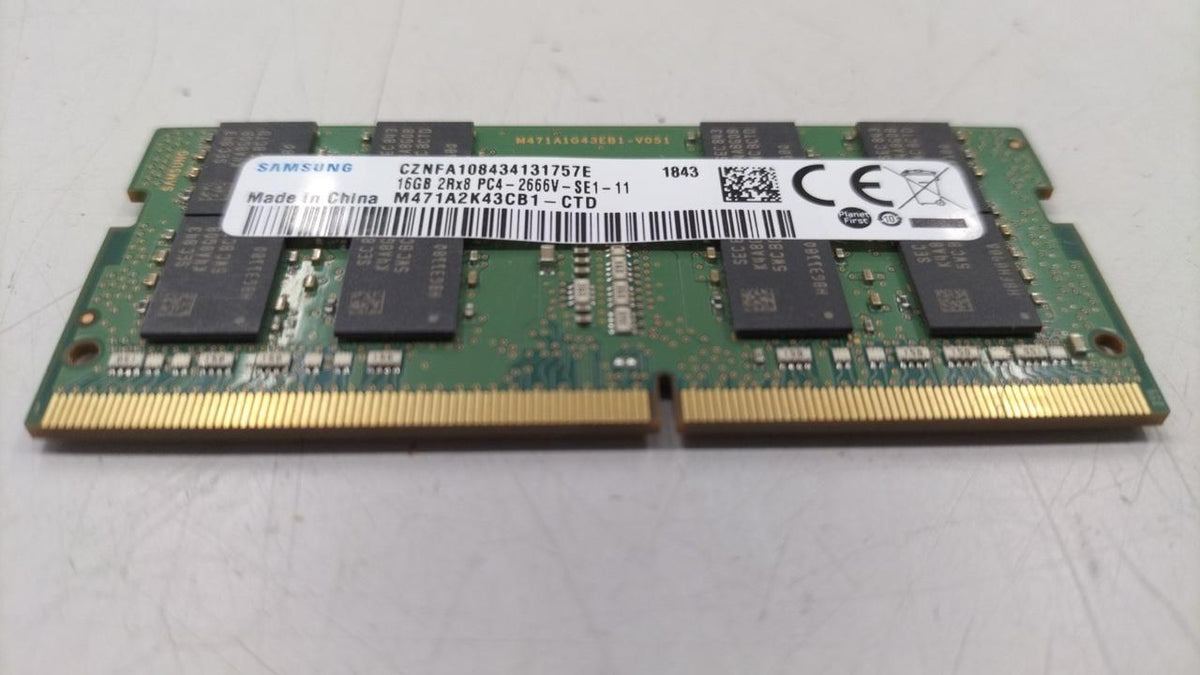 SAMSUNG DDR4 Laptop Memory 16GB M471A2K43CB1-CTD