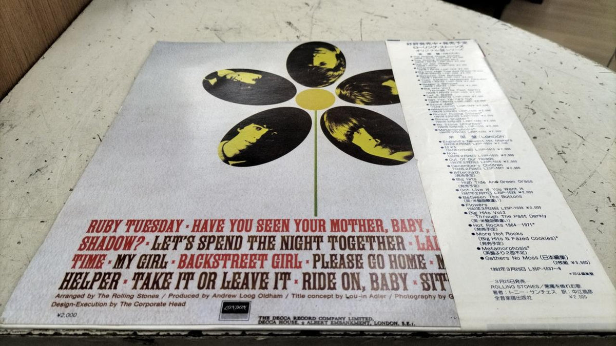 London Records THE ROLLING STONES FLOWERS L20P1039