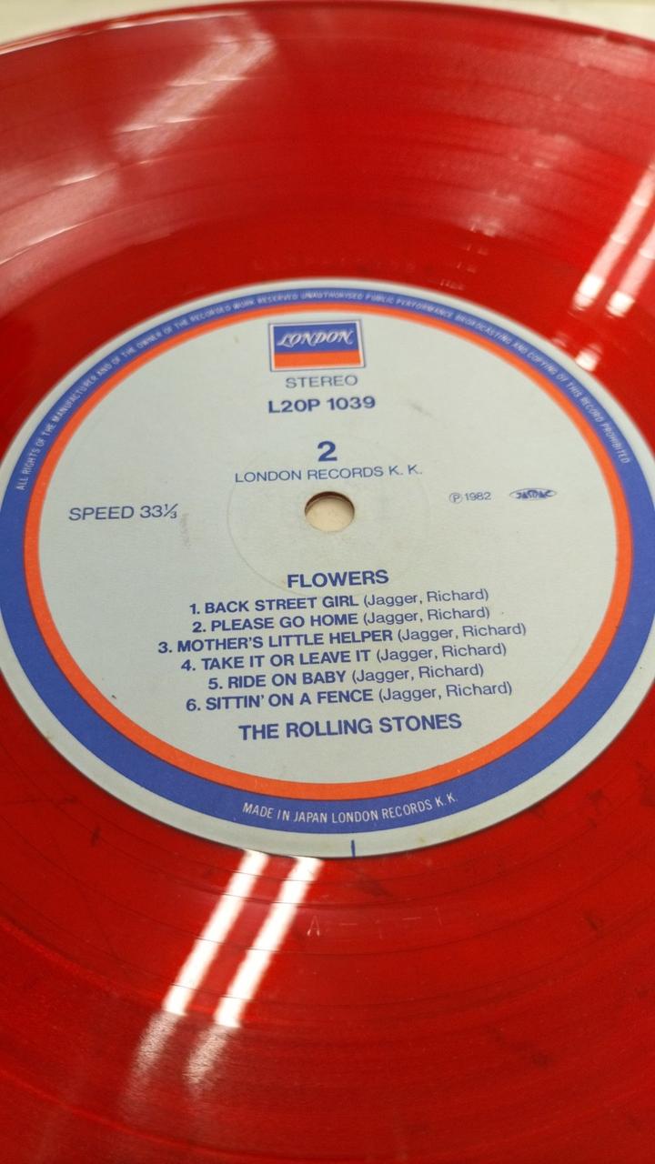 London Records THE ROLLING STONES FLOWERS L20P1039
