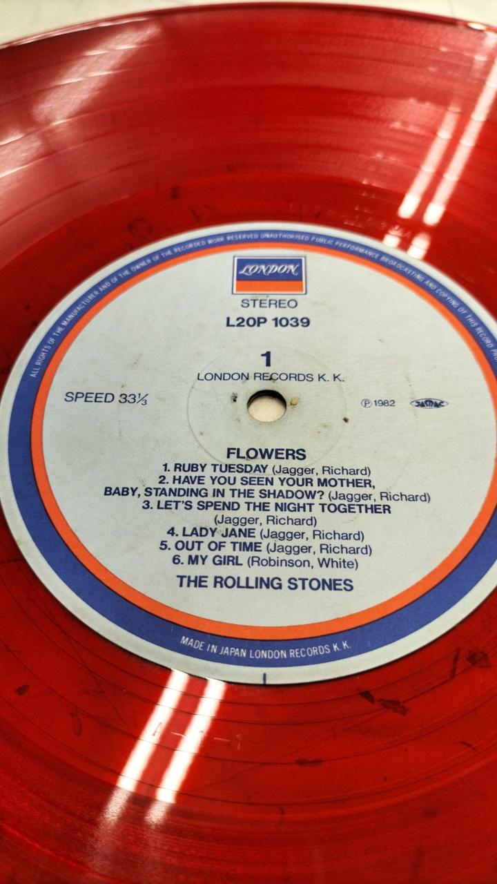 London Records THE ROLLING STONES FLOWERS L20P1039