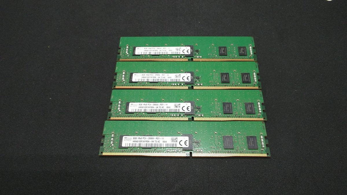[JUNK] SK HYNIX ECC Memory 8GB x 4 Cards PC4-2666V-RD1-11