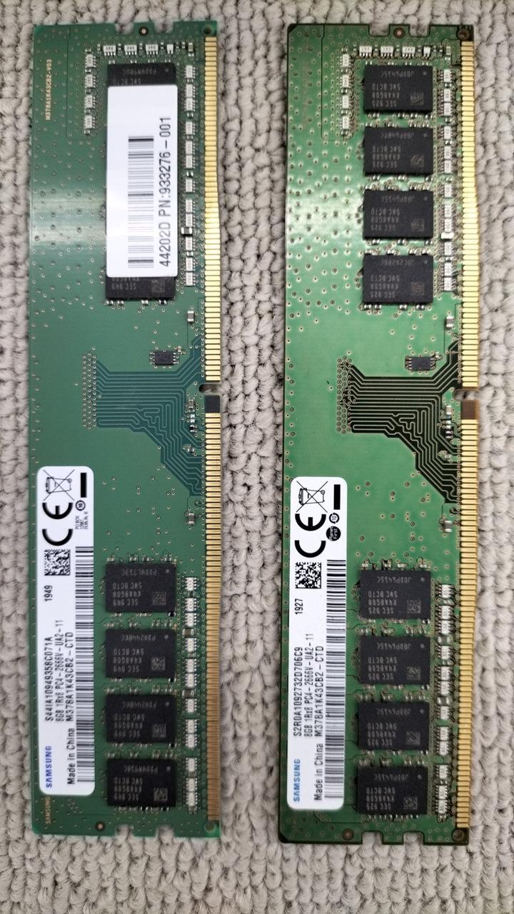 [JUNK] SAMSUNG DDR4 8GB (4 pieces) PC4-2666V-UA2-11