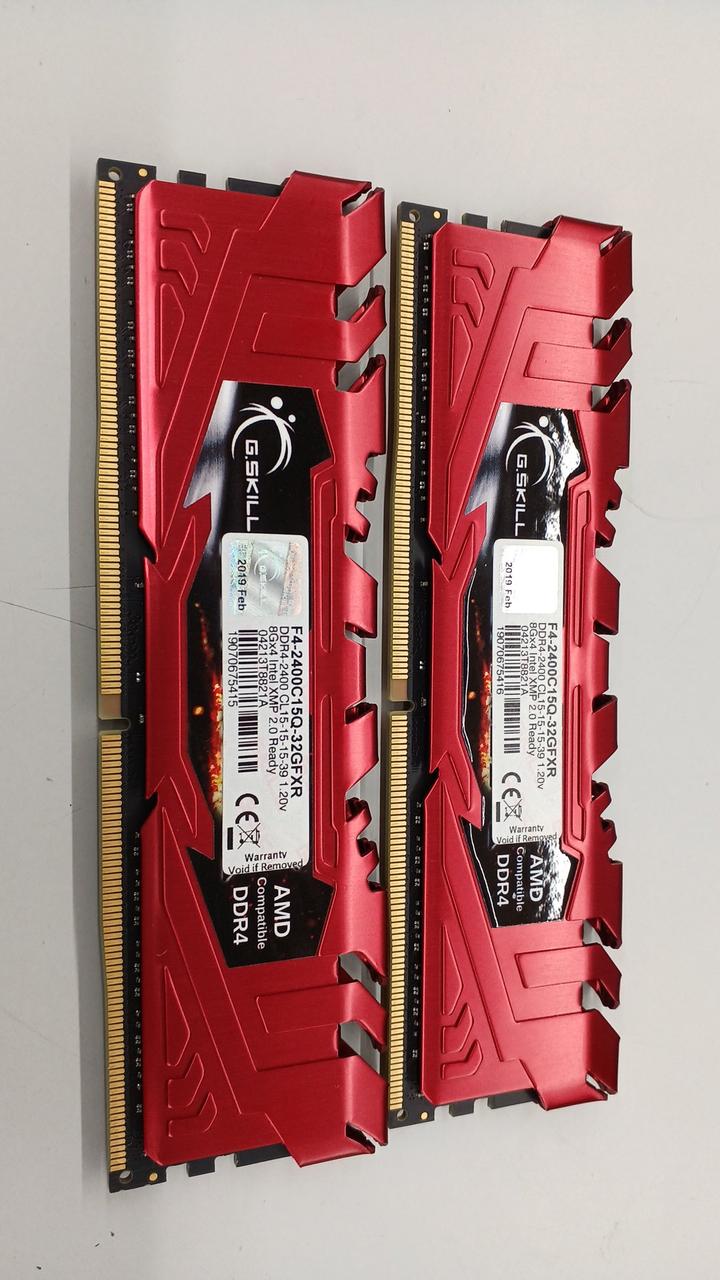 G.SKILL DDR4 8GB x2 F4-2400C15Q-32GFXR