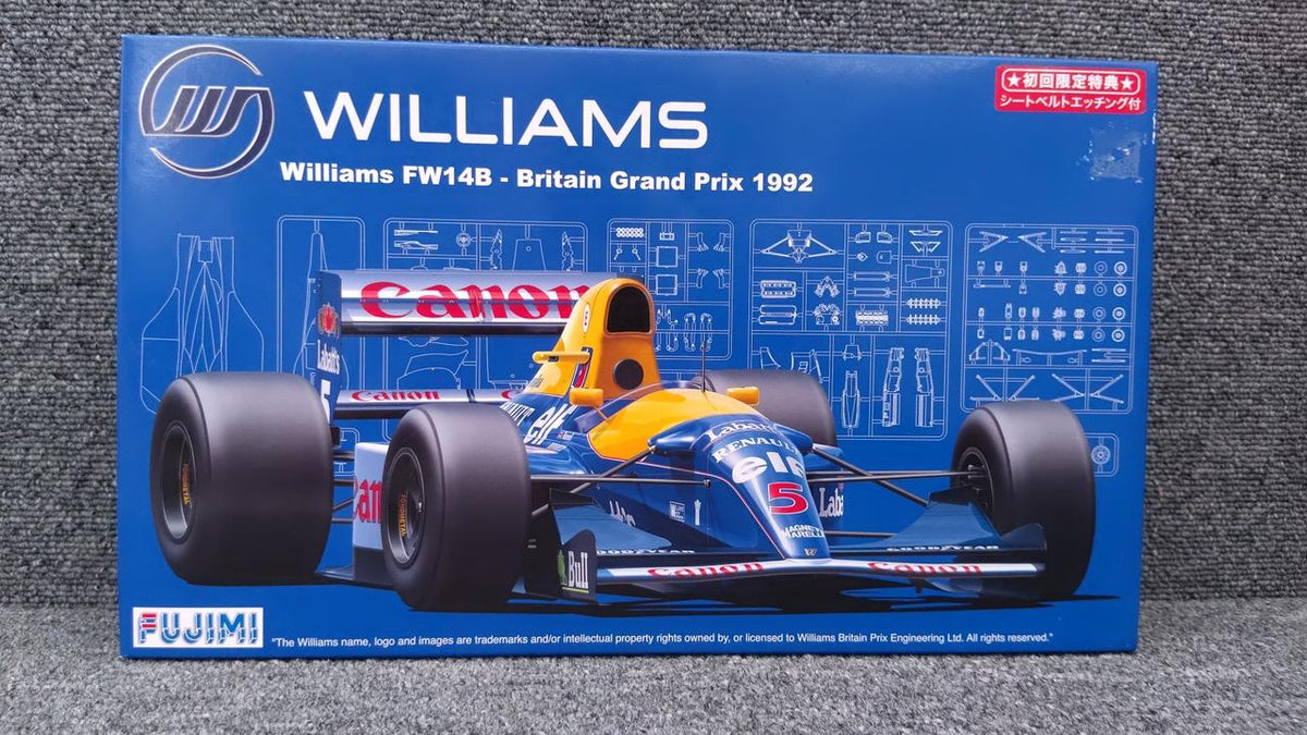 Fujimi Model Plastic Model WILLIAMS FW14B BRITAIN GRAND P