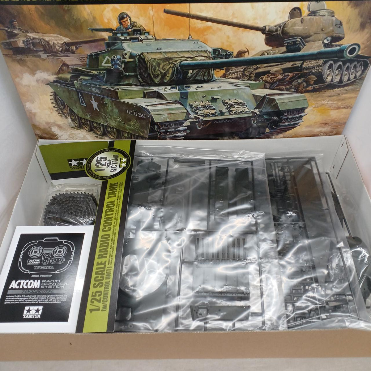 TAMIYA 1/25 Centurion MK.III Electric Radio Control Tank Series with Dedicated Transmitter