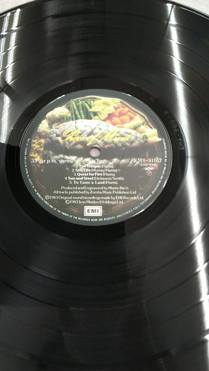 TOSHIBA EMI Record: Brain Revolution / Iron Maiden