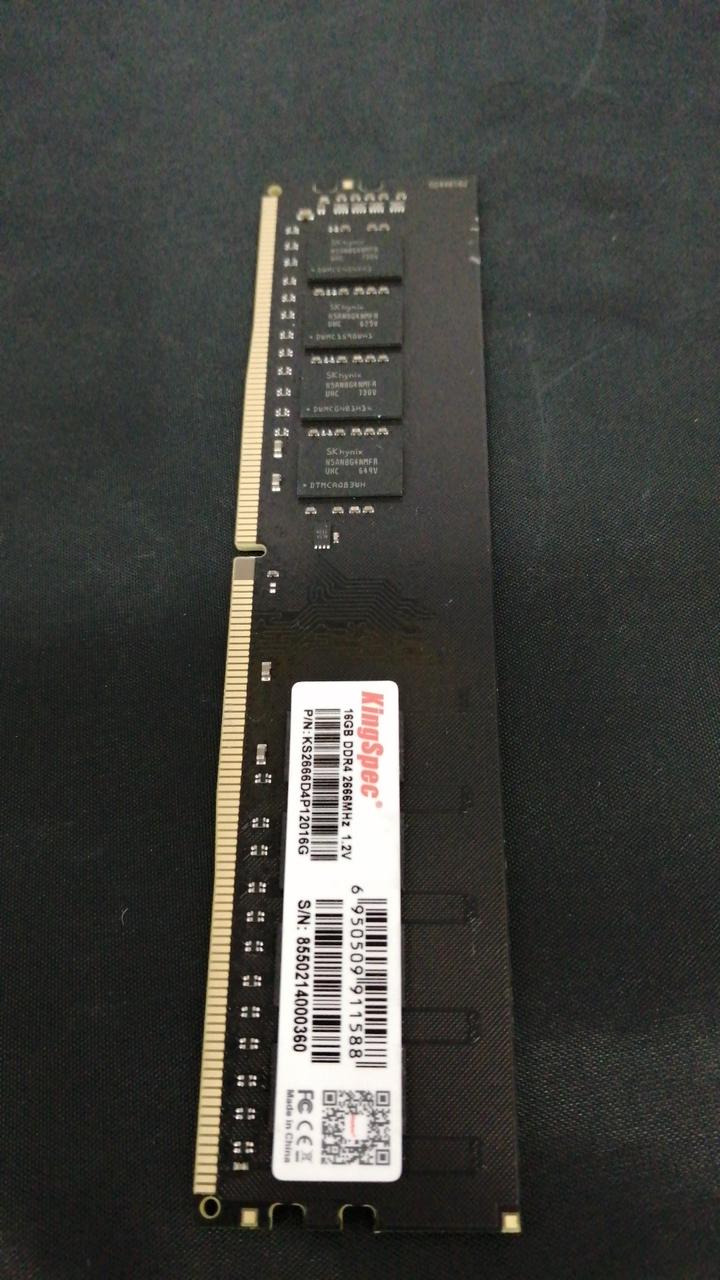 KINGSPEC Memory: 16GB DDR4 2666