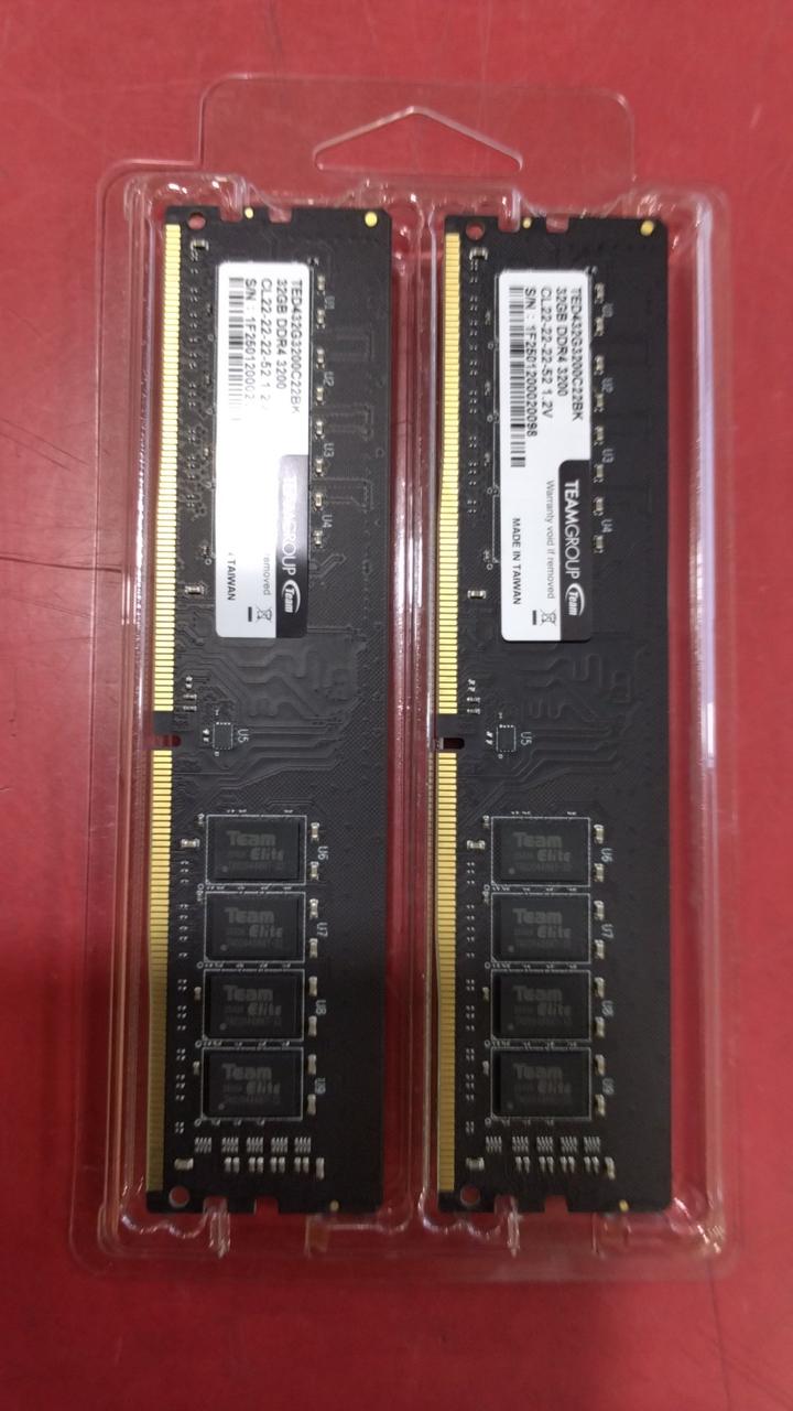 STEAM Memory 32GB×2 TED432G3200C22BK