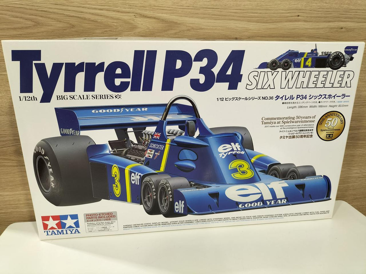 TAMIYA 1/12 Big Scale Series Tyrell P34 Six Wheeler