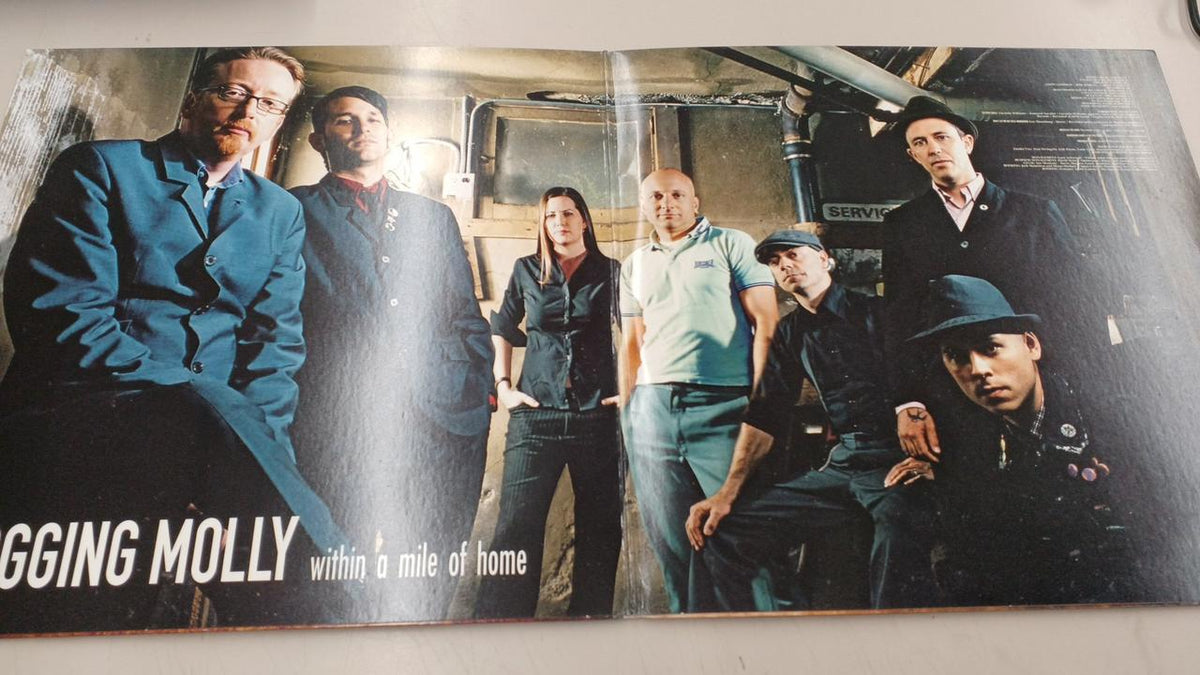 SIDEONEDUMMY RECORDS LP record FLOGGING MOLLY? WITHIN A MILE