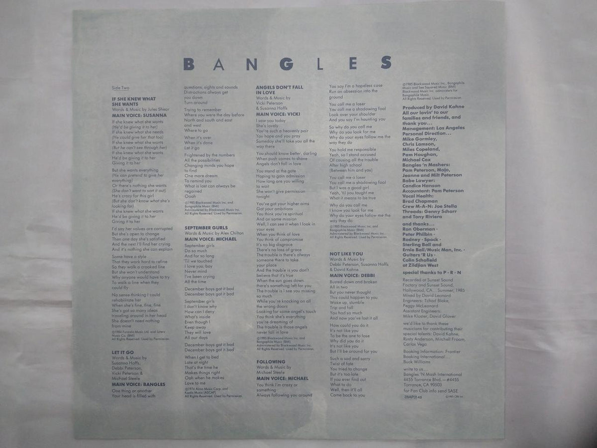 CBS SONY Bangles Silverscreen Fairy 28AP 3148