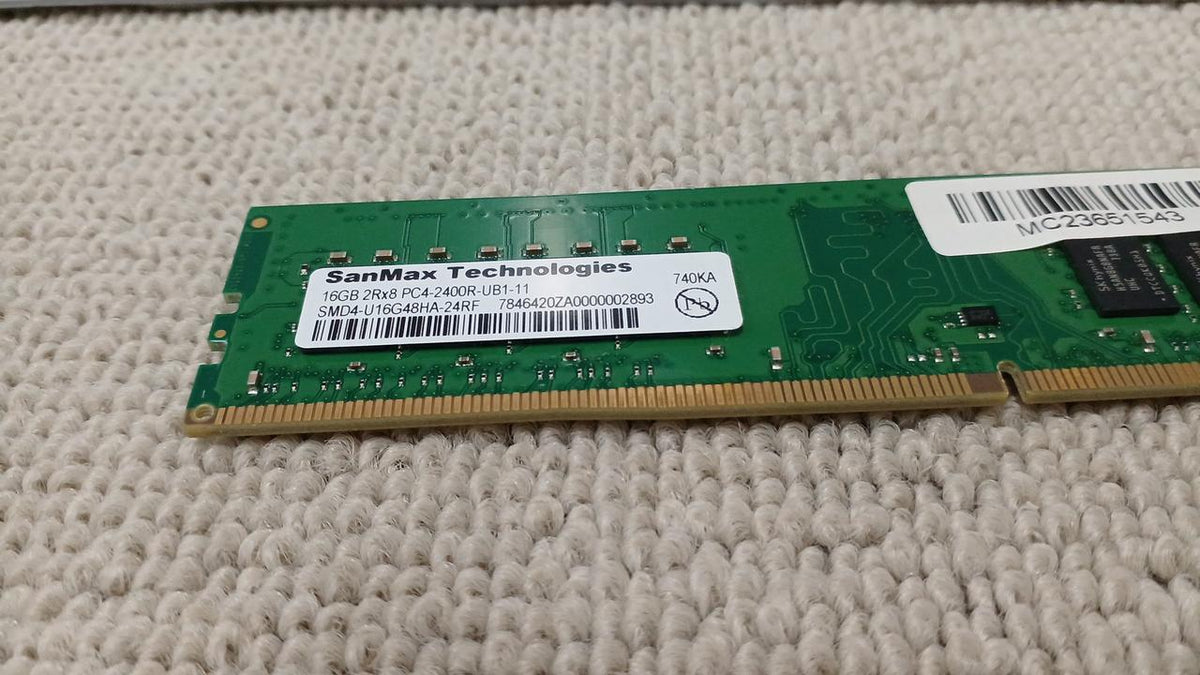 SSNMAX TECHNOLOGIES Memory SMD4-U16G48HA-24RF