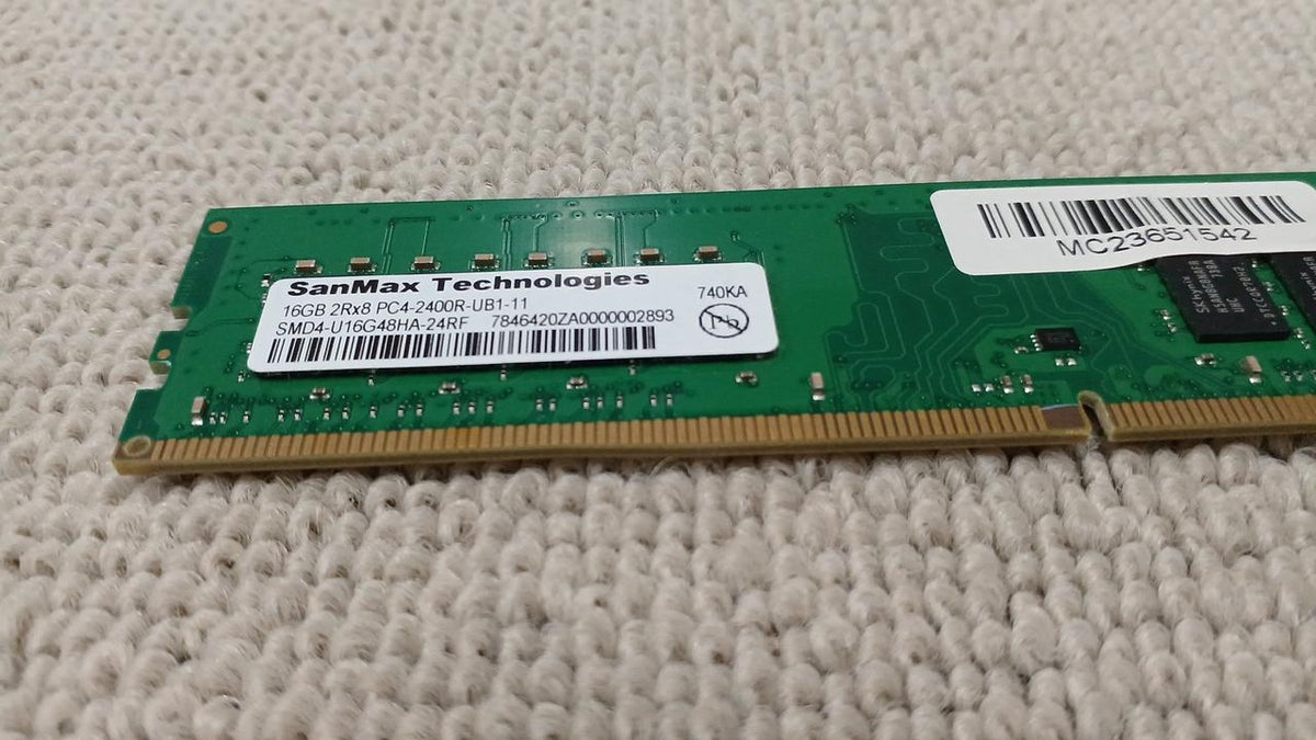 SSNMAX TECHNOLOGIES Memory SMD4-U16G48HA-24RF