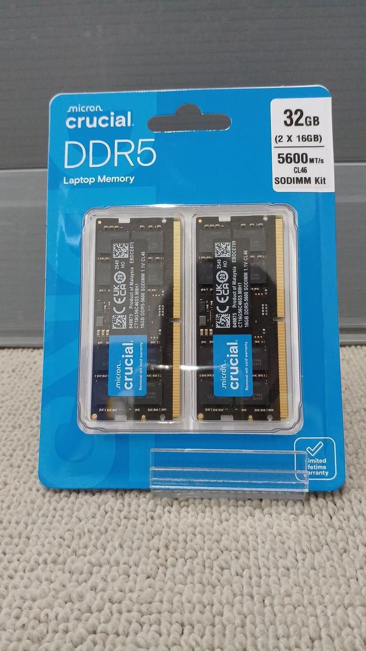 CRUCIAL DDR5 Memory DDR5-5600SODIMM