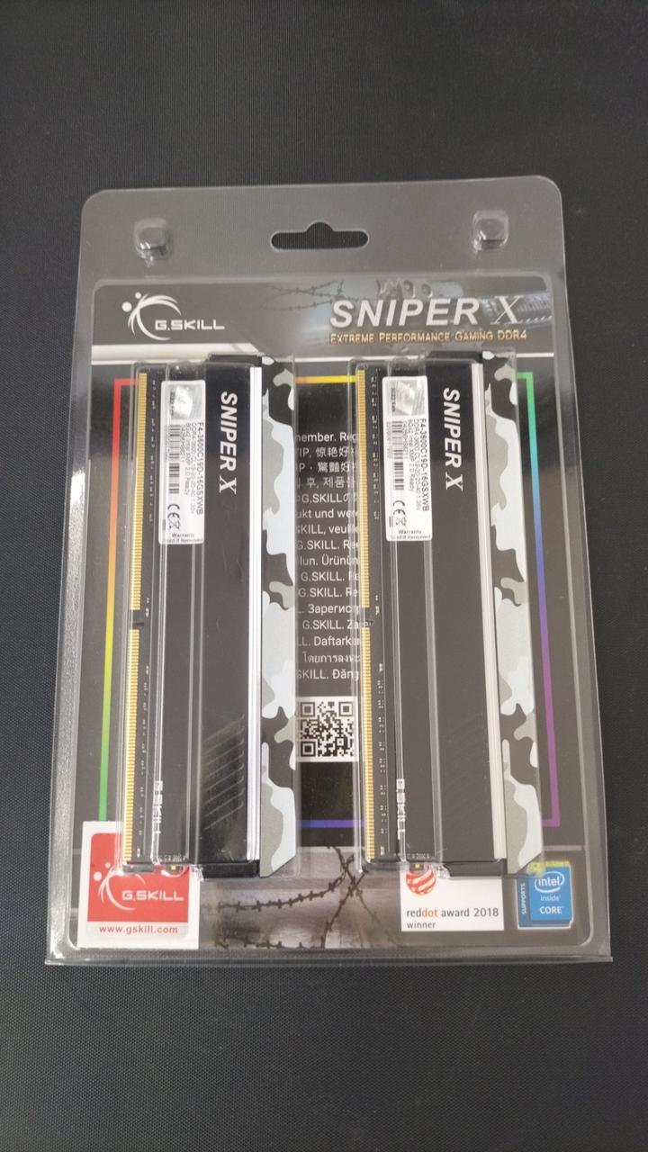 G.SKILL Memory: F4-3600C19D-16GSXWB