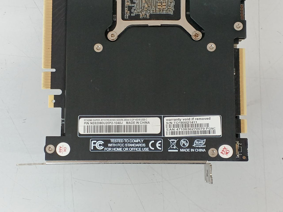 PALIT Graphics Card RTX2080 SUPER JETSTREAM 8GB