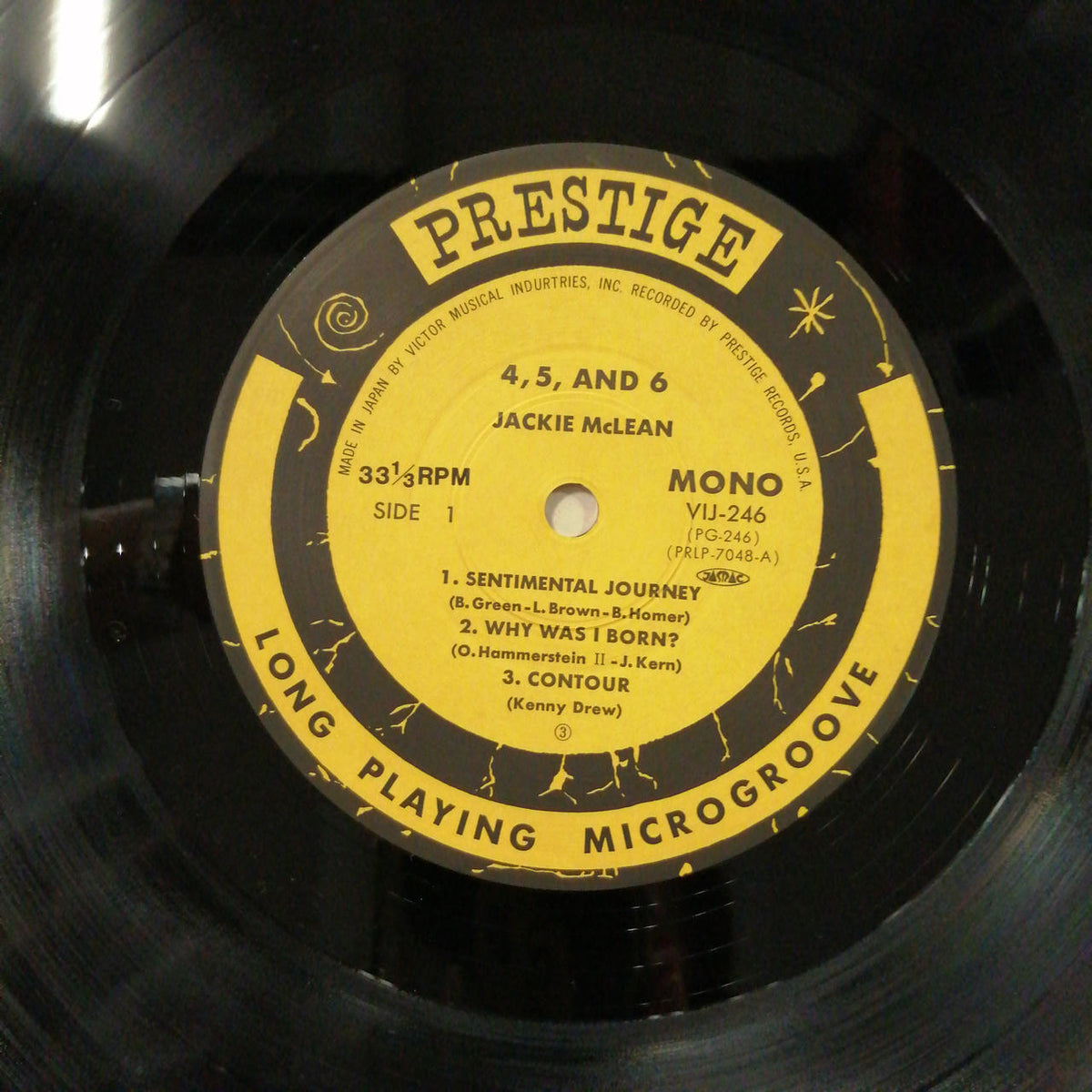 PRESTIGE JACKIE MCLEAN/4, 5 AND 6 VIJ-246