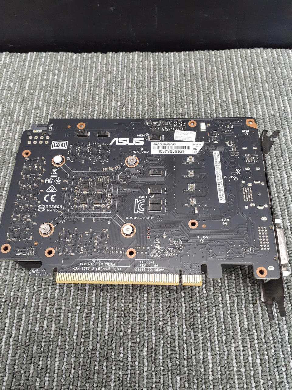ASUS Graphics Card PH-GTX1660TI-O6G