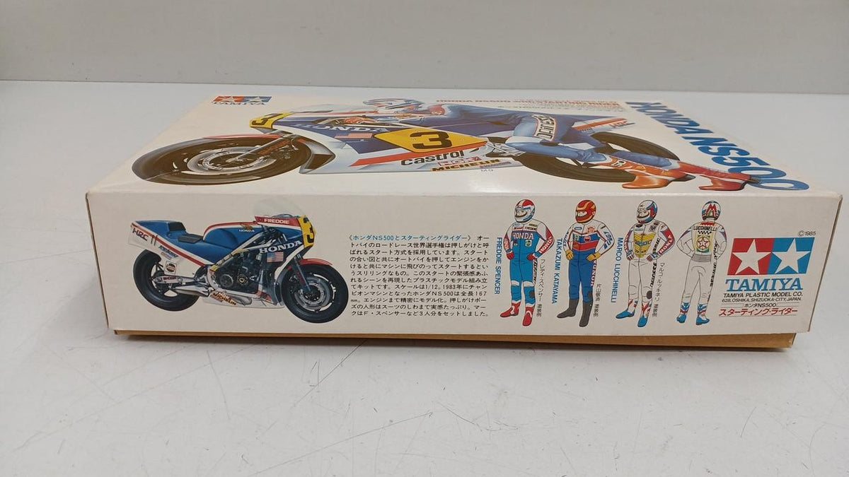 TAMIYA Plastic Model 1/12 Honda NS500 and Starting Rider