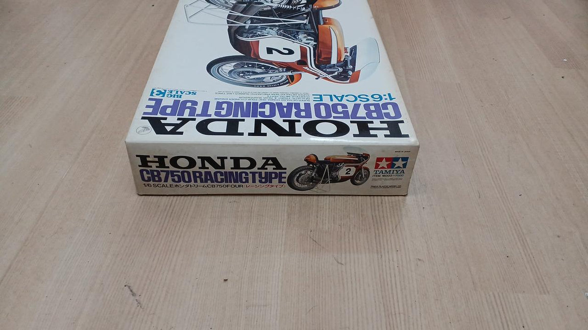 TAMIYA 1/6 Honda CB750 Racing Type Unassembled Box Damaged
