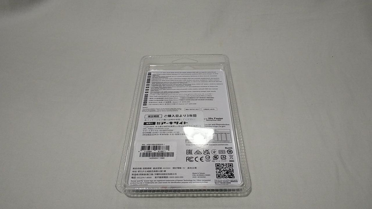APACER Internal SSD PA512GAS350XR-1