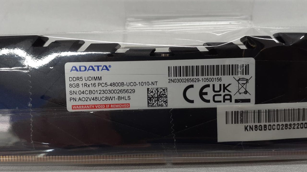 ADATA DDR5 Memory PC5-4800B-UC0-1010-NT