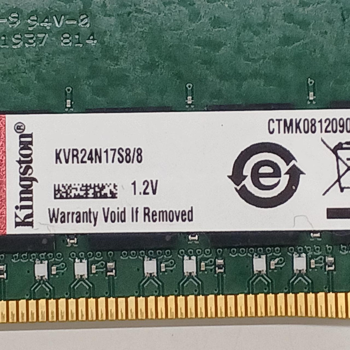 KINGSTON DDR4 8GB KVR24N17S8/8