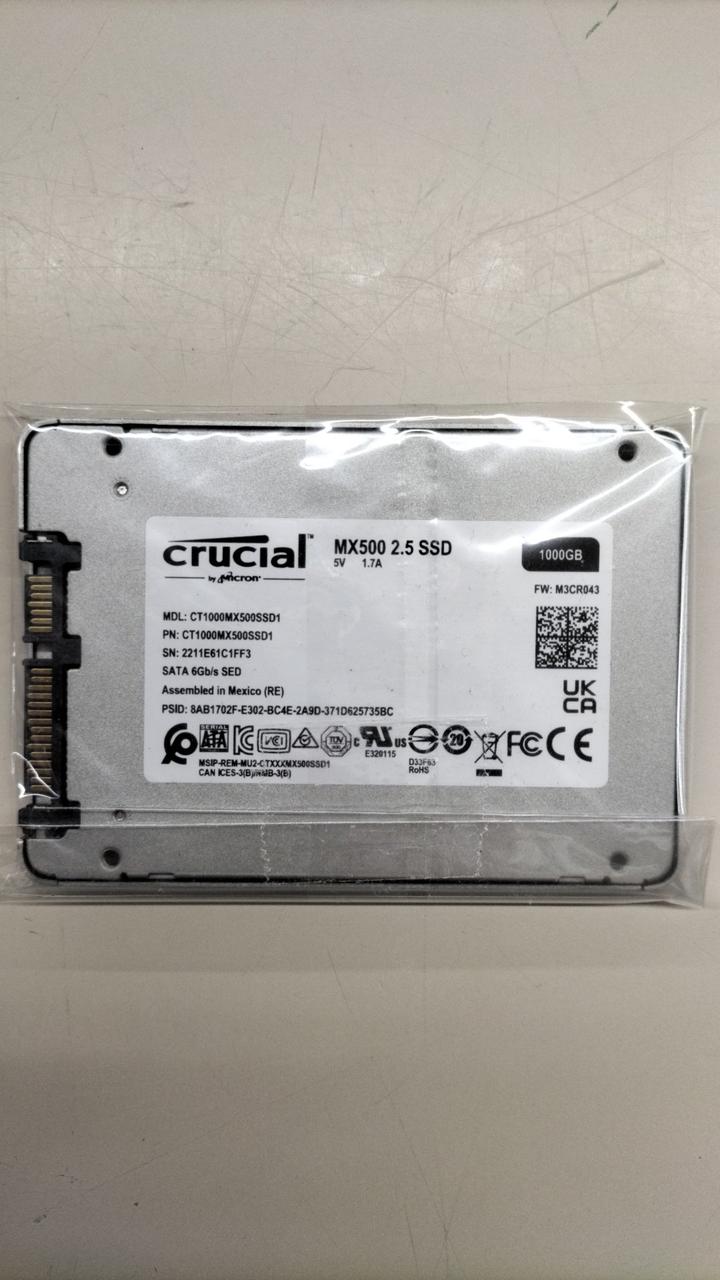 Crucial SSD(1TB.) CT1000MX500SSD1