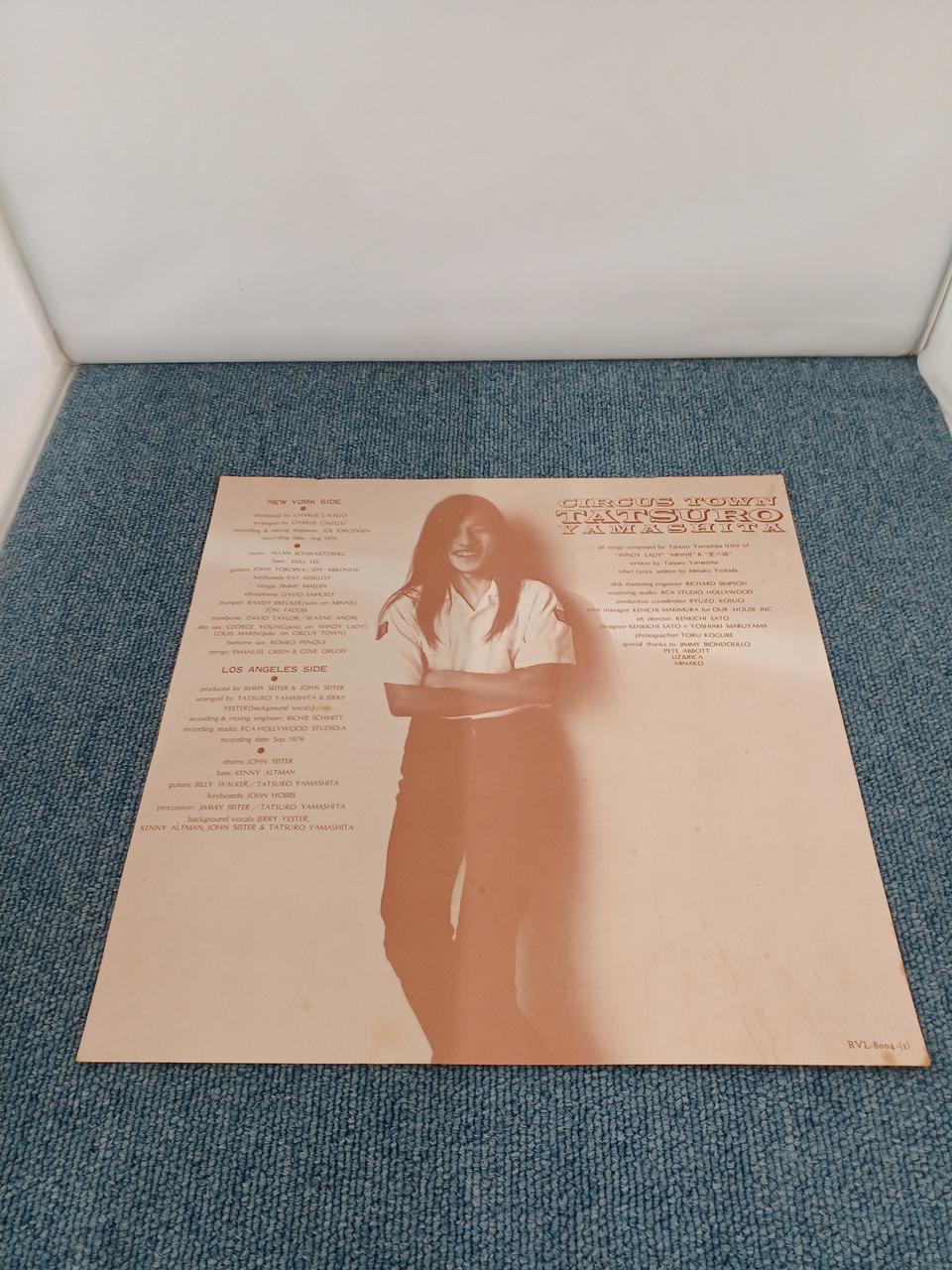 RCA LP Record Tatsuro Yamashita CIRCUS TOWN