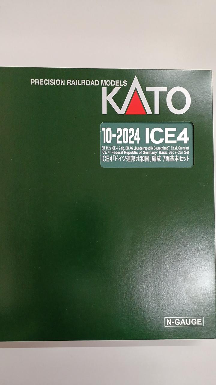 KATO N Cage ICE4 10-2024 Federal Republic of Germany Formation 7-Car Basic Set