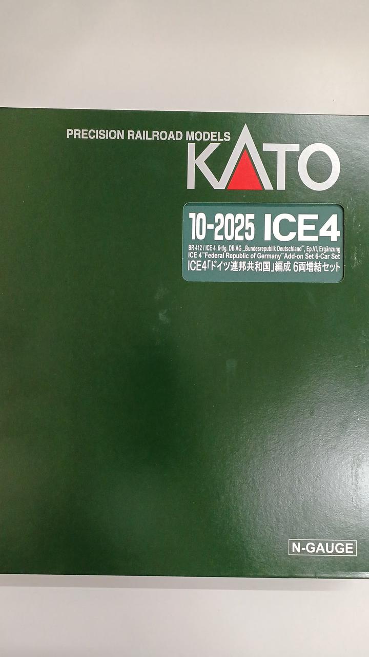 KATO N Cage ICE4 10-2025 Federal Republic of Germany Formation 6-Car Add-on Set