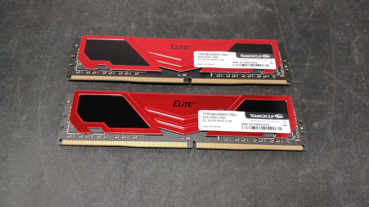 TEAM DDR4-2666 16GB(8*2) TPRD48G2666HC19BK