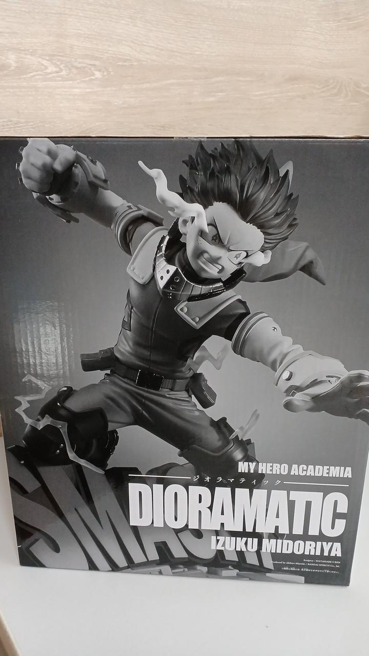 Ichiban Kuji (BANPRESTO) My Hero Academia DIORAMATIC Izuku Midoriya D (Black and White Tone)