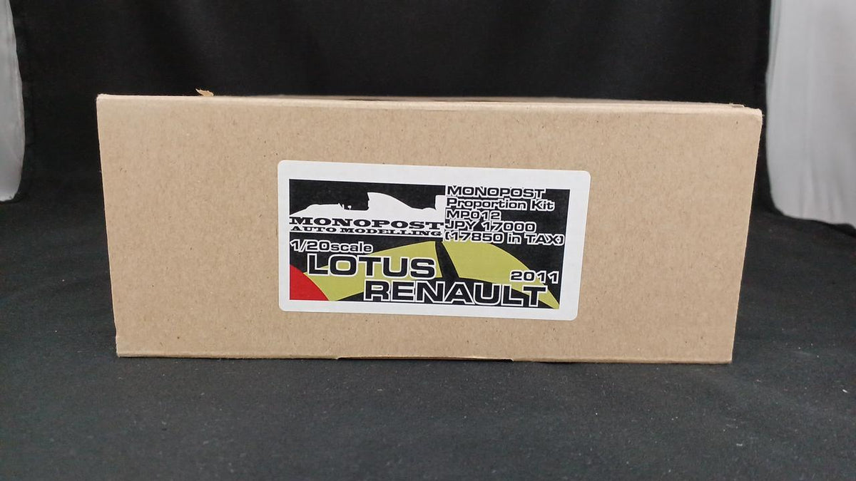 MONOPOST Lotus Renault R30 1/20 Scale Garage Kit - Banzai Thrifting | BanzaiHobby