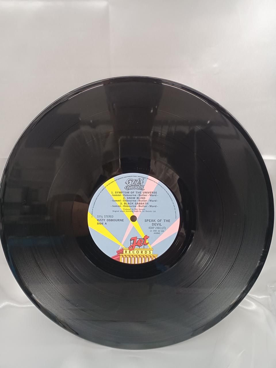 JET RECORDS LP Record 40AP 2481-3 SPEAK OF THE DEVIL