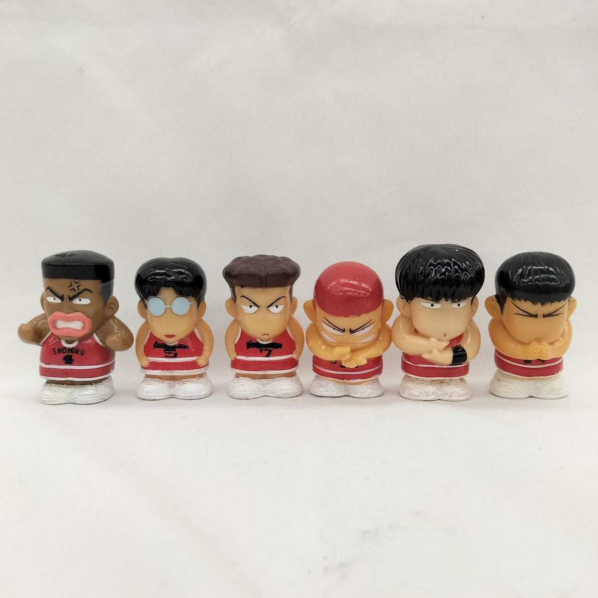 unclear Finger Puppet Soft Vinyl Slam Dunk 6-Figure Set