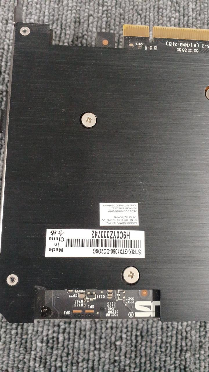 ASUS Graphics Board: STRIX-GTXI1060-DC2O6G