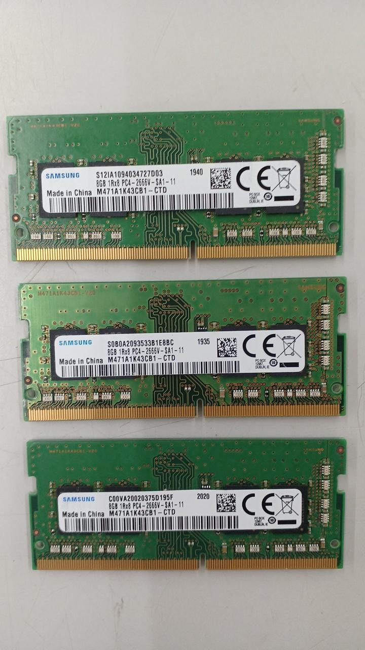 SAMSUNG DDR4 M471A1K43CB1-CTD×3